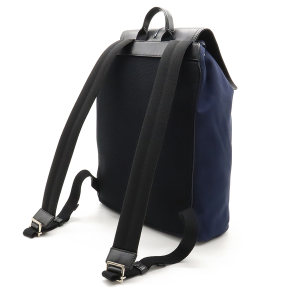 Dior Navy Canvas Rucksack Christian Motion Backpack Nylon - Picture 1 of 8
